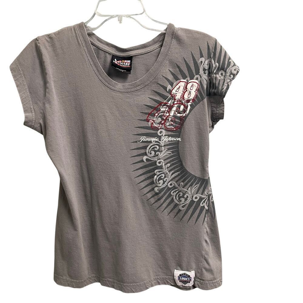 Nascar Chase Authentics Lowes 48 Jimmie Johnson Womens Tee Size Medium Racing